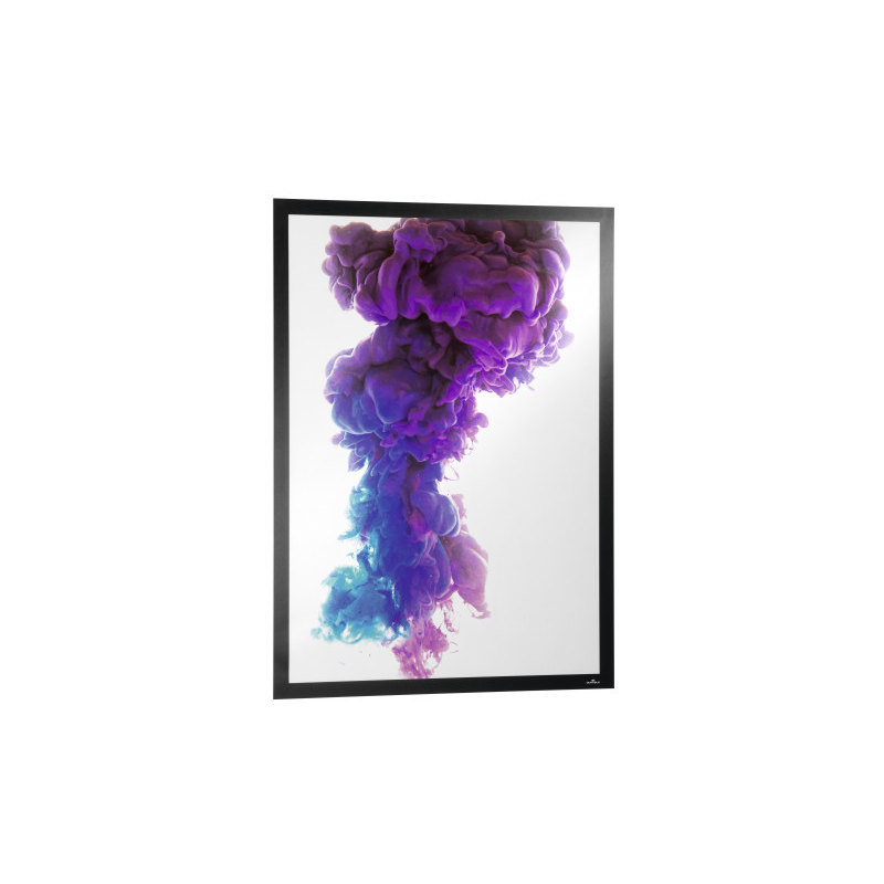 Marco autoadhesivo con panel frontal magnético Durable Duraframe A4 plateado