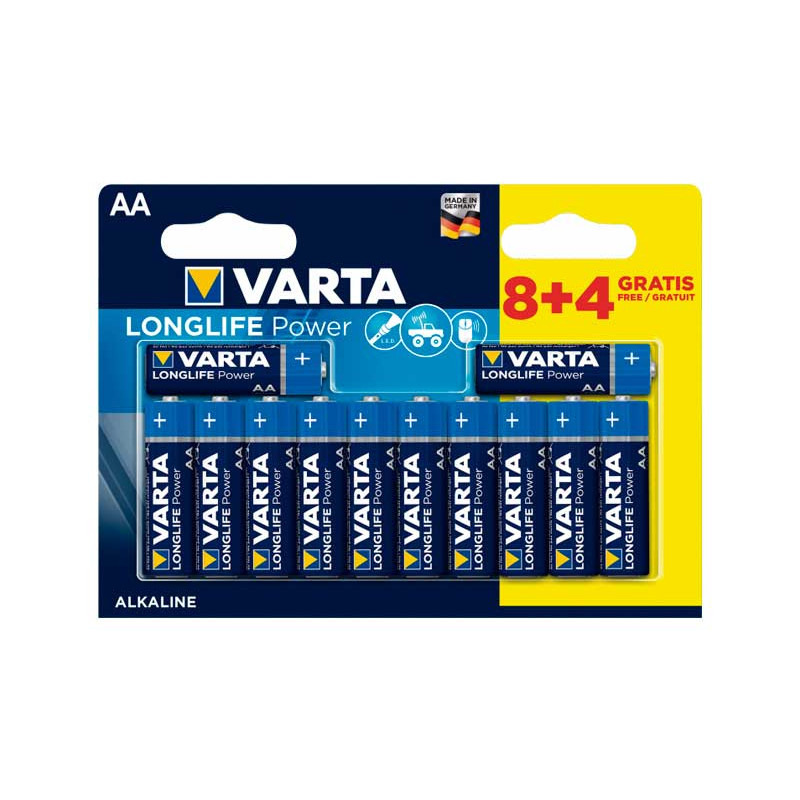 Pila Alcalina AA Lr06 Varta