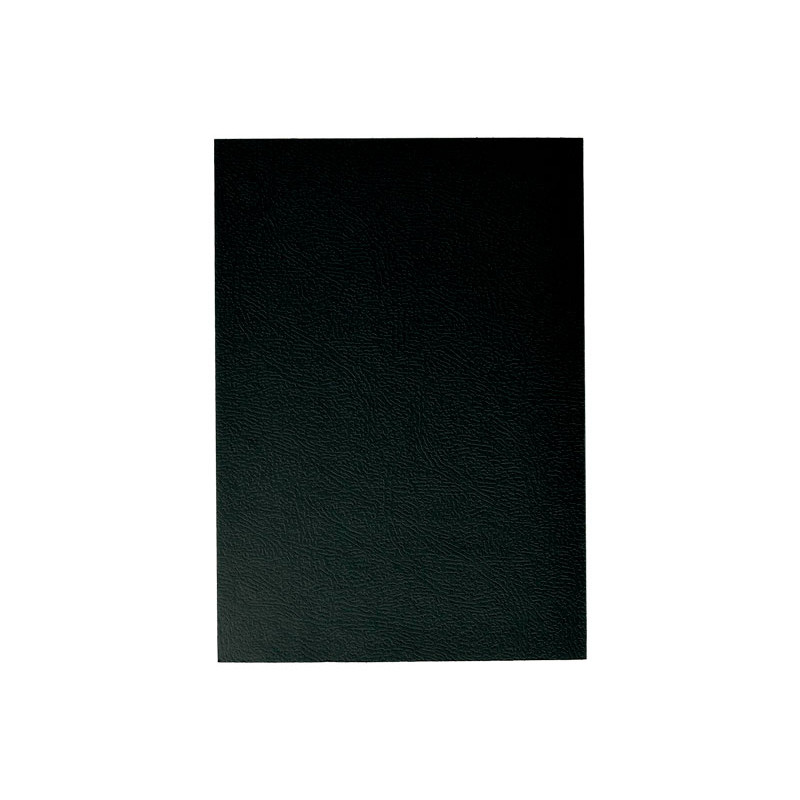 Portadas carton simil piel Negro A4 FSC 800 gr (Pack de 50)