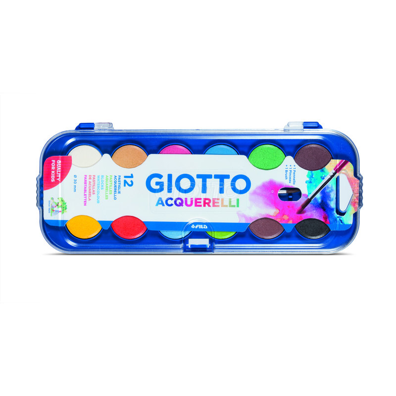 Acuarela Giotto con pincel Estuche de 24