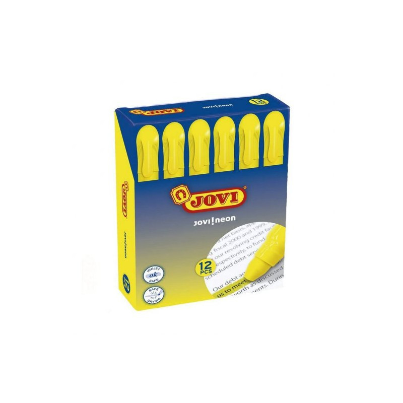 Marcadores de Cera Colores Flúor (Caja de 4)